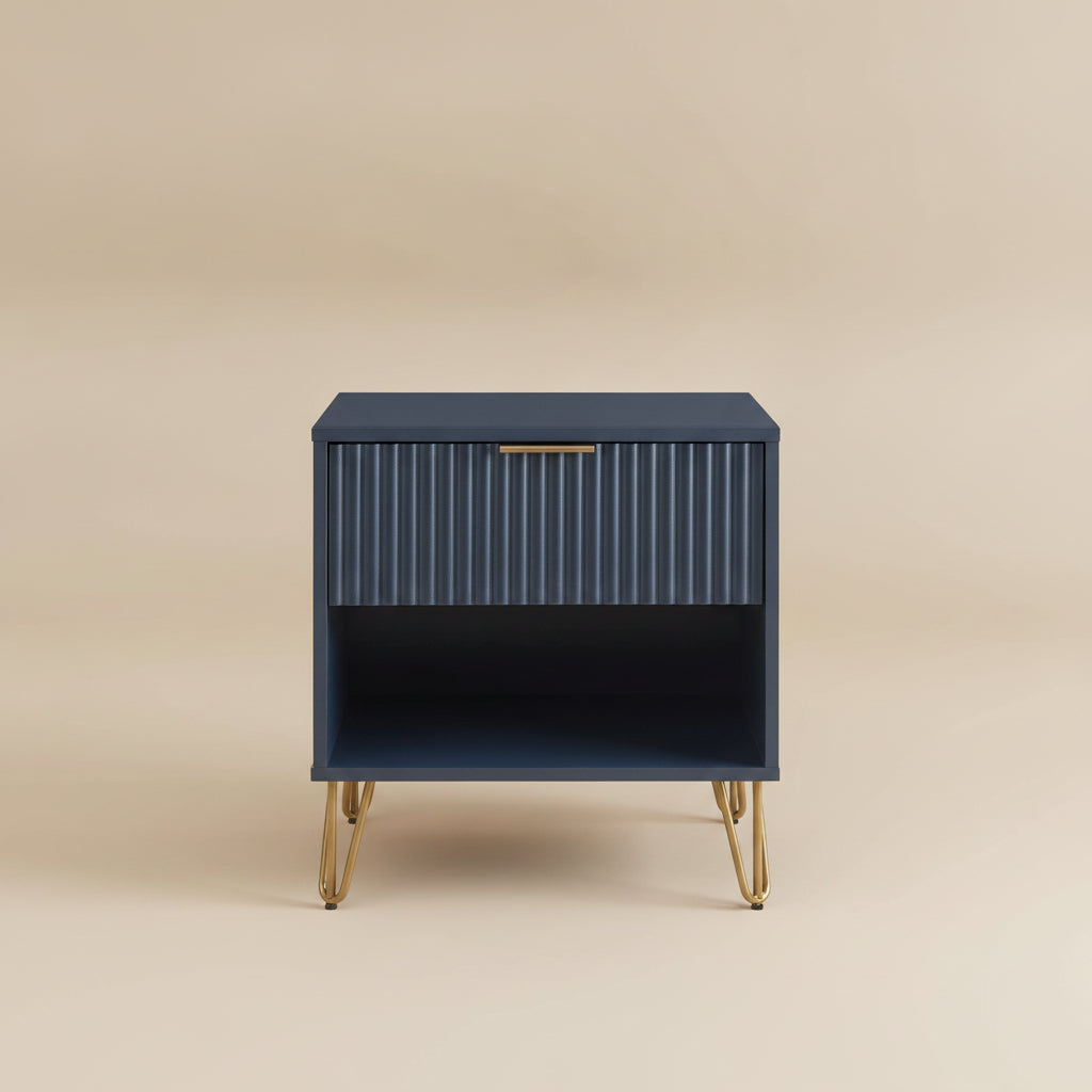 Granville Midnight Blue Nightstand 1.0