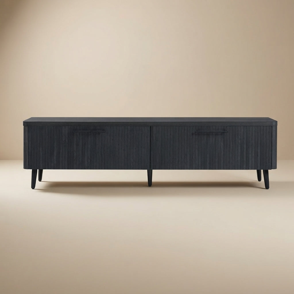 Jodie TV Stand in Charcoal Grey