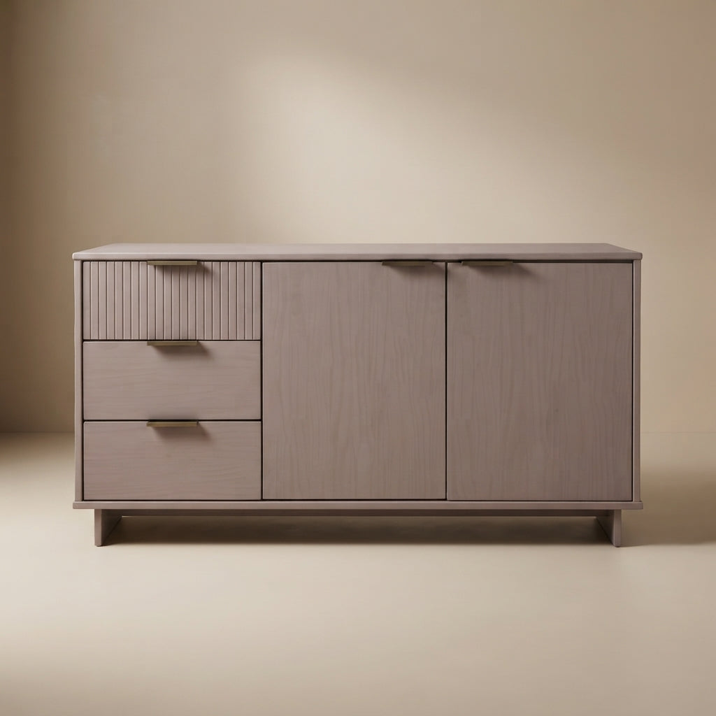 Granville 55" Modern Light Grey Sideboard