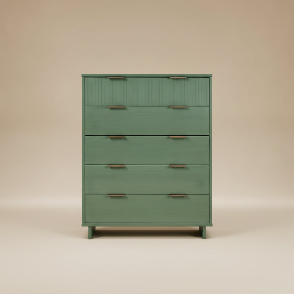 Granville 45" Modern Sage Green Tall Dresser