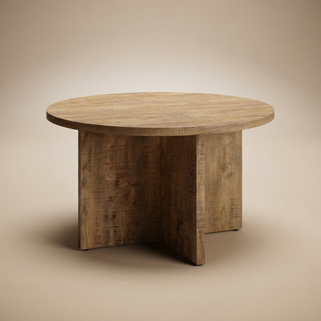 Jamestown Round 47-inch Composite Wood Dining Table Mango