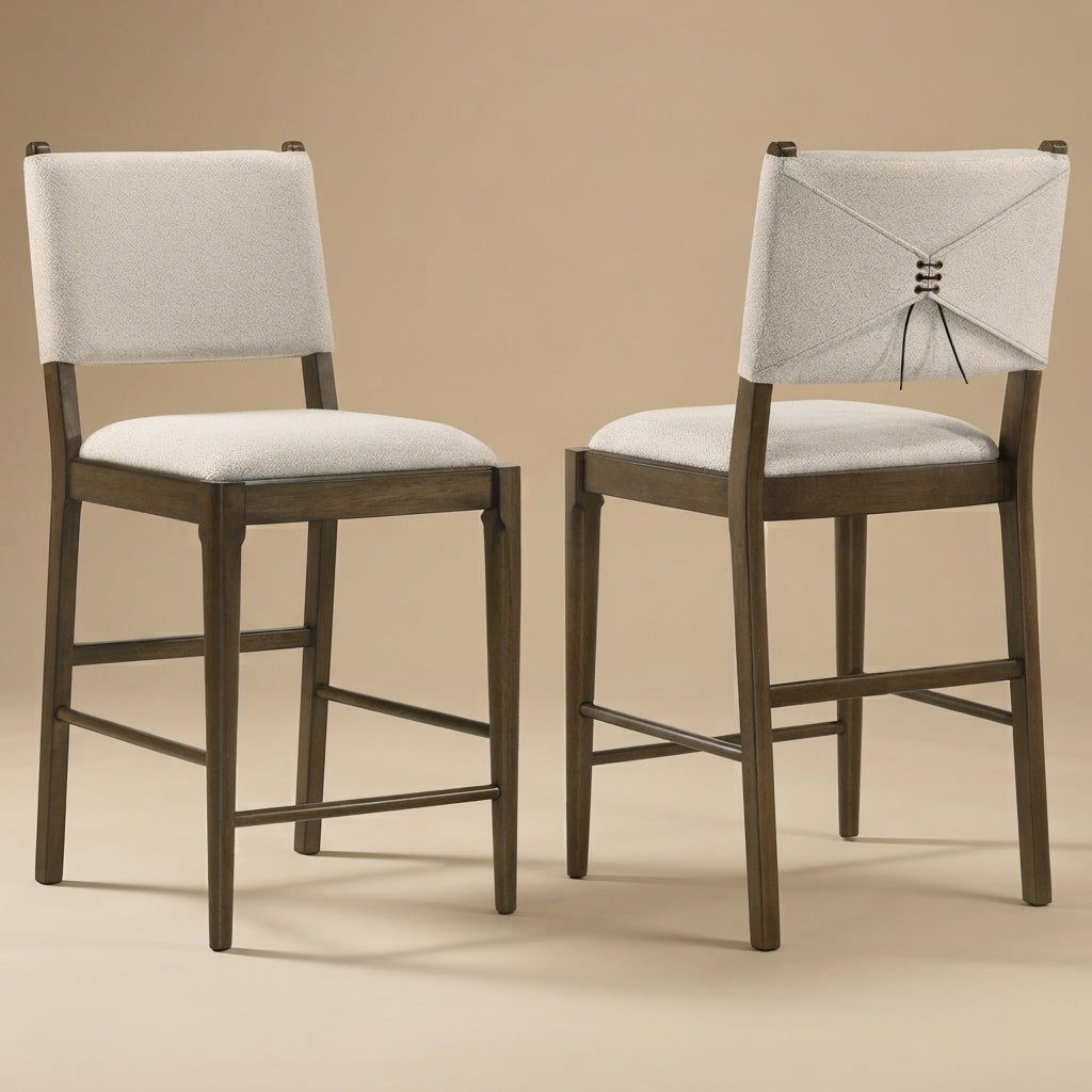 Ottowa Upholstered Side Chair Brown (Set of 2)