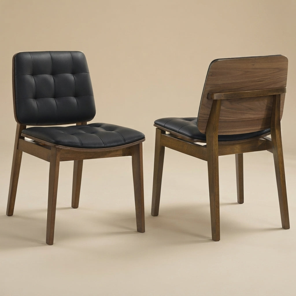 Redbridge Upholstered Dining Side Chair Walnut (Set of 2)