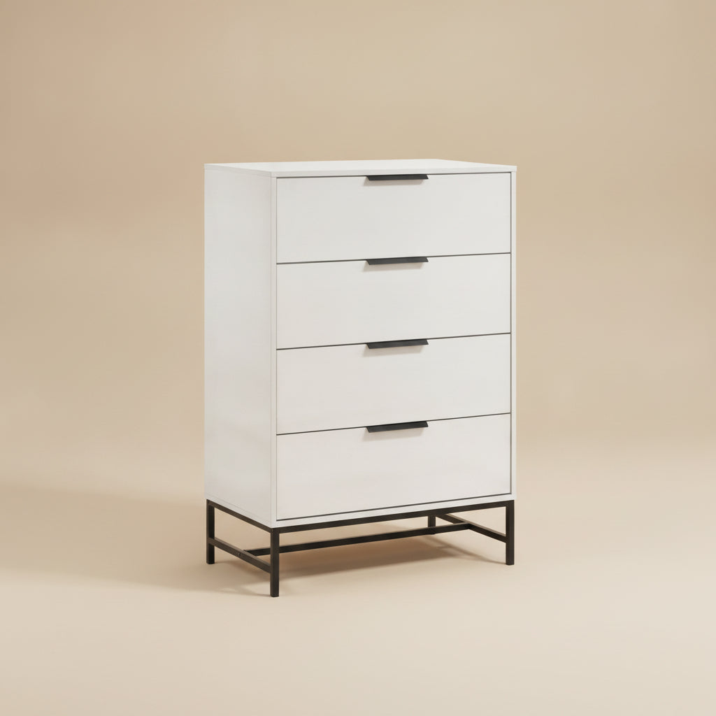 Sonora 4-drawer Bedroom Chest White