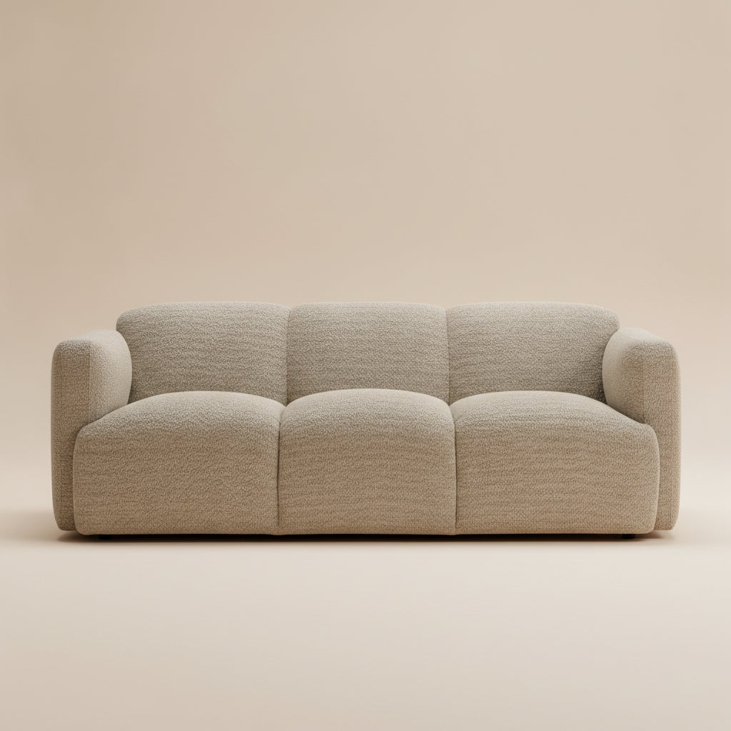 Dorset Fabric Upholstered Round Track Arm Sofa