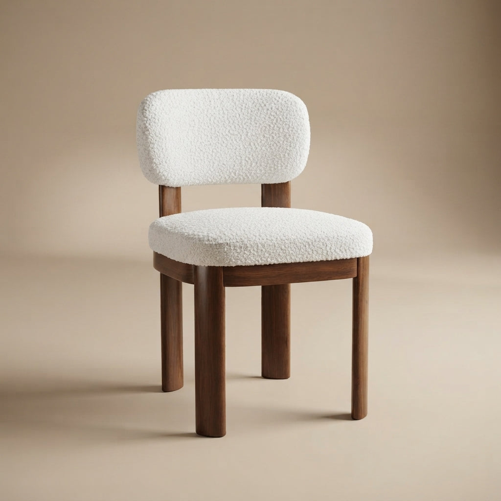 Dothan Modern Farmhouse Dining Chairs with Natural Solid Wood Legs - Set of 2