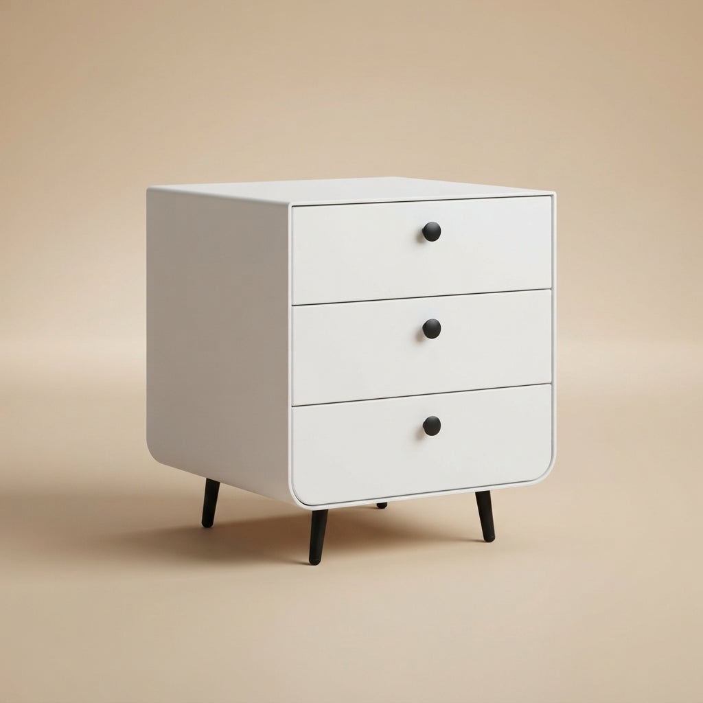 Hon Modern Steel Nightstand Storage Cabineta