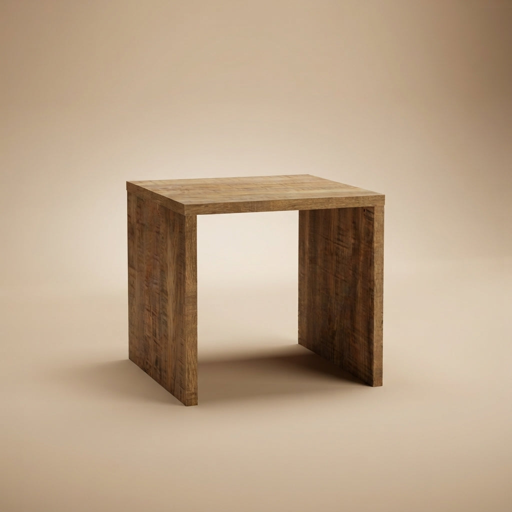 Canoga Engineered Wood Accent Side End Table Mango