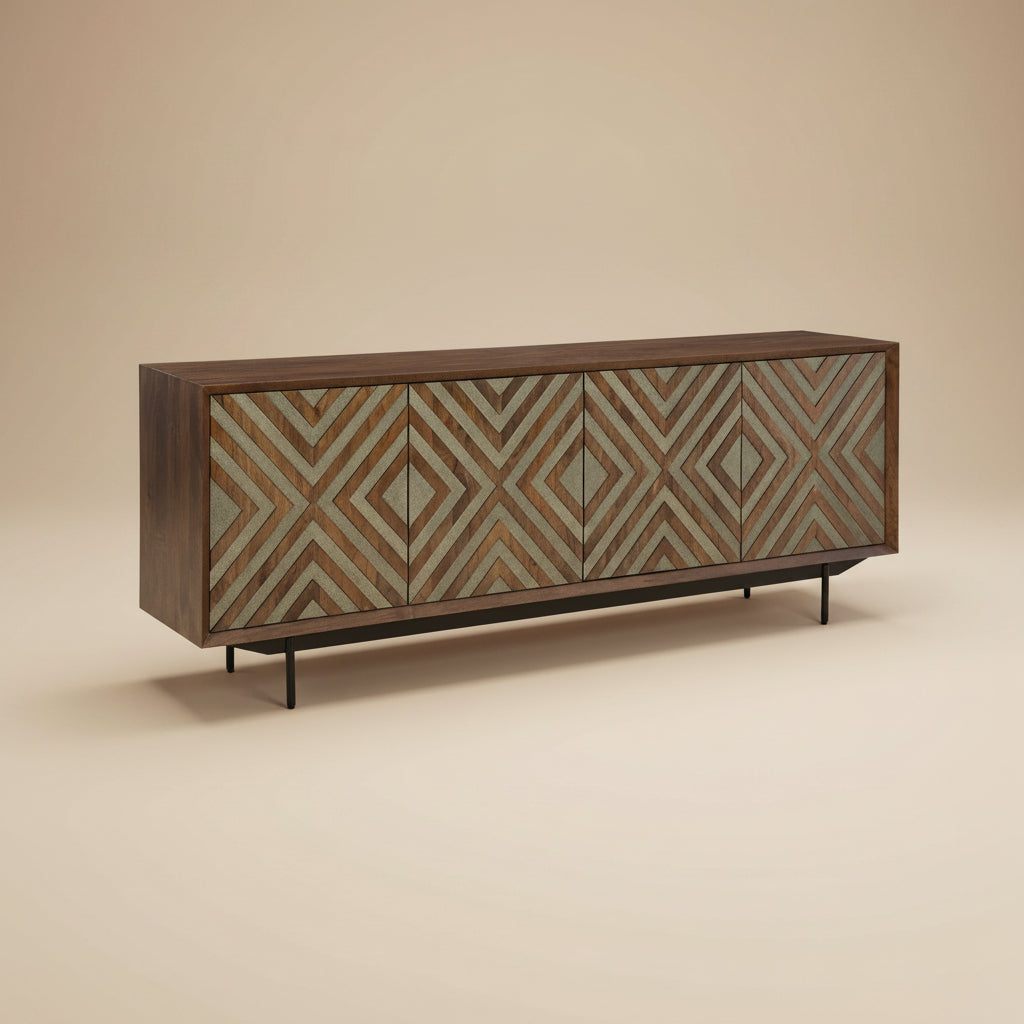 Dreggan Accent Cabinet - Brown
