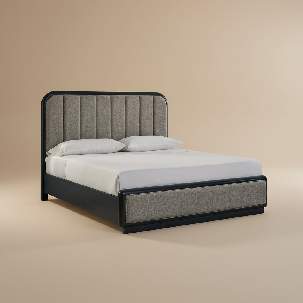Rowanbeck California King Upholstered Panel Bed