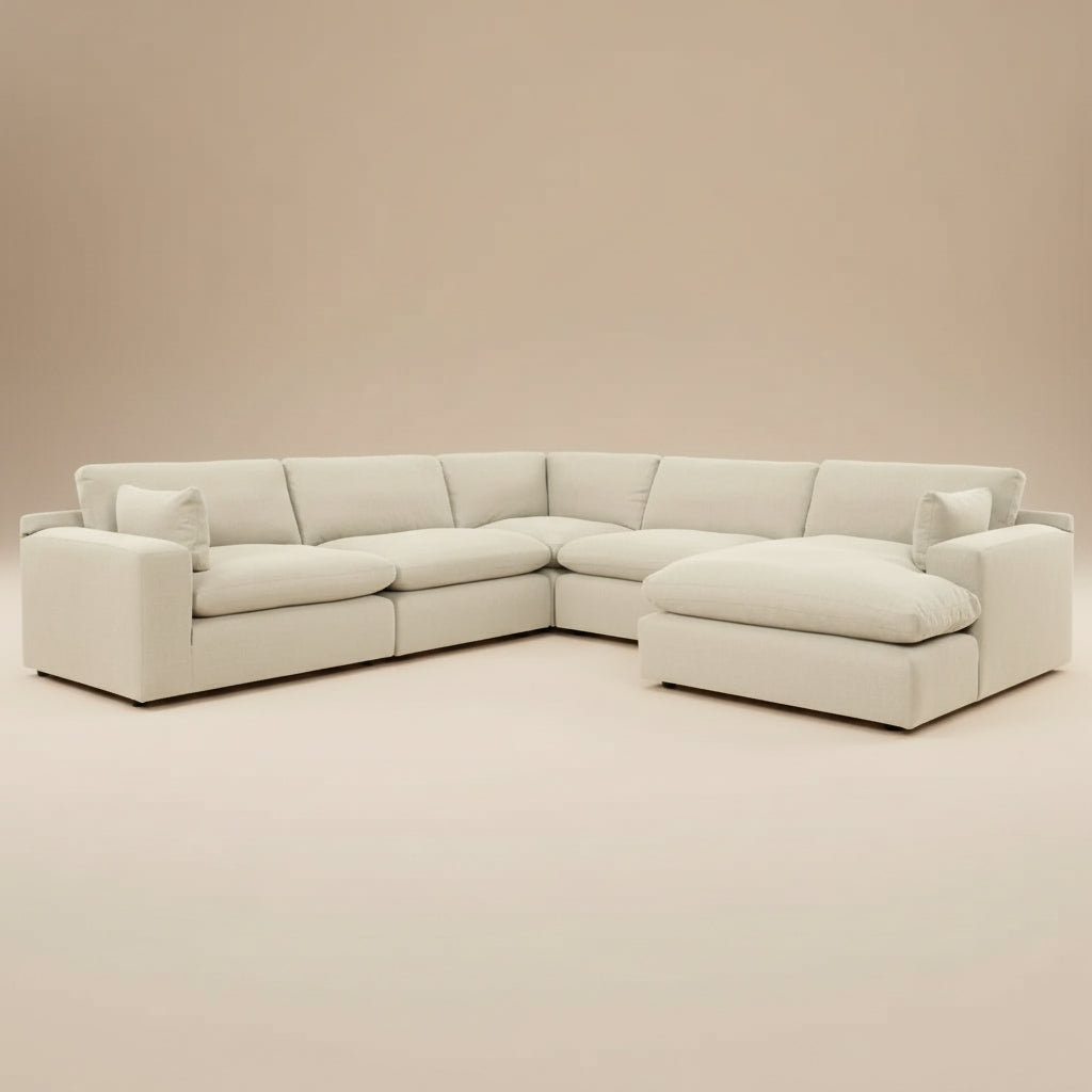 Elyza 5-Piece Sectional with Chaise