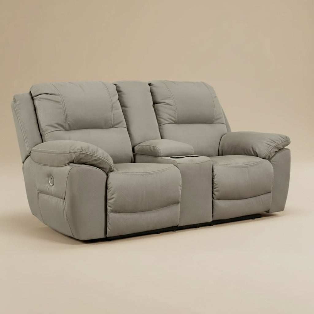 Next-Gen Gaucho DBL REC PWR Loveseat w/Console - Gray