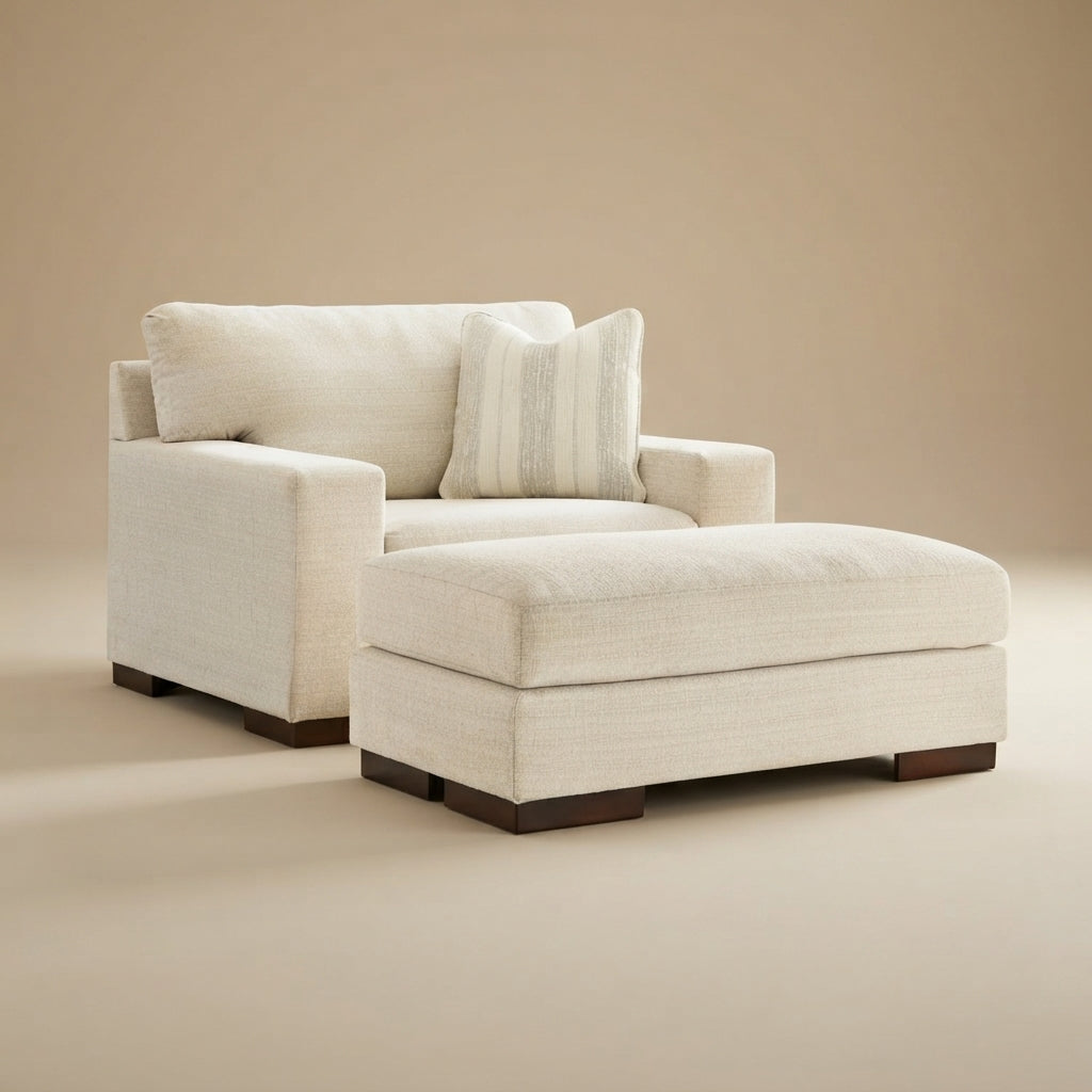 Maggie Chair and Ottoman