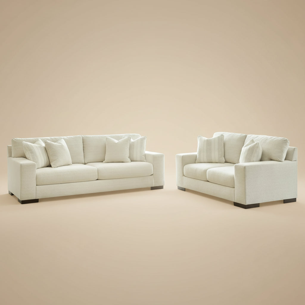 Maggie Sofa and Loveseat
