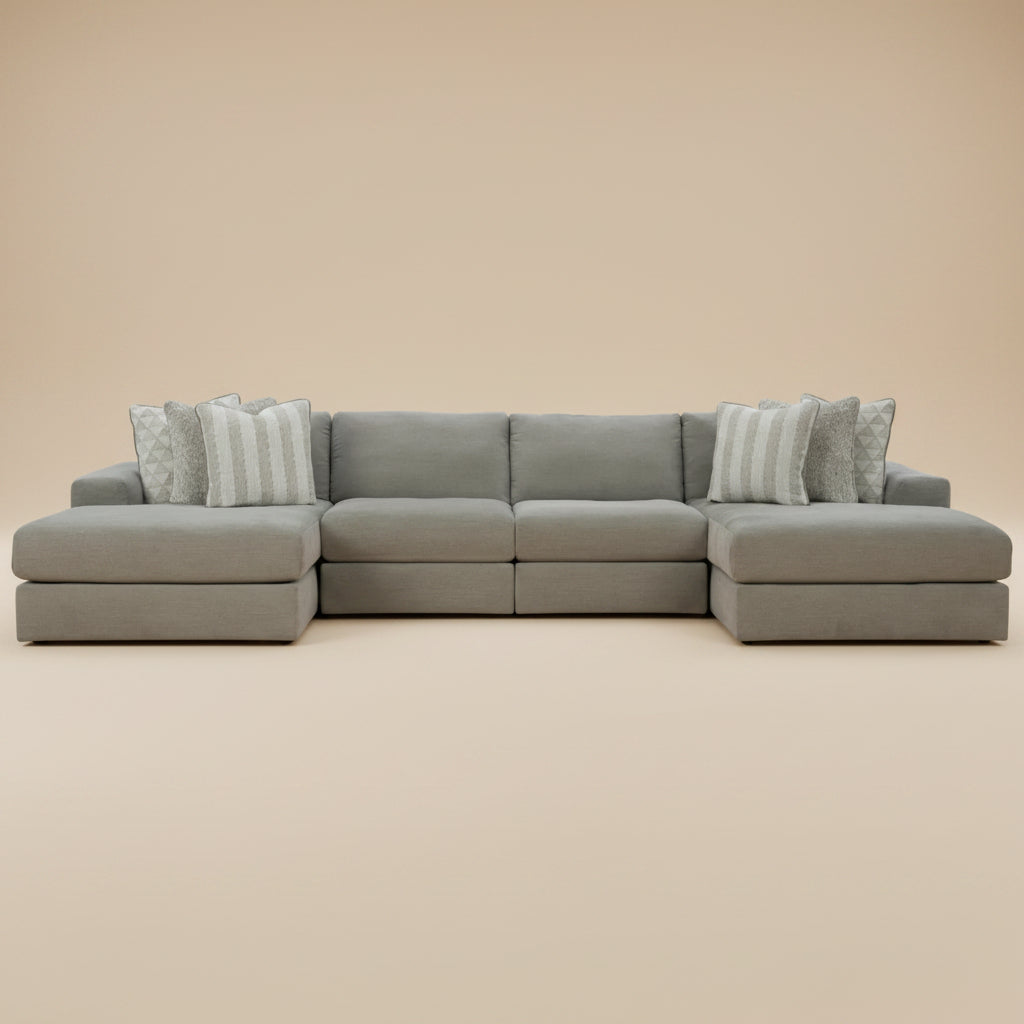 Avaliyah 4-Piece Double Chaise Sectional