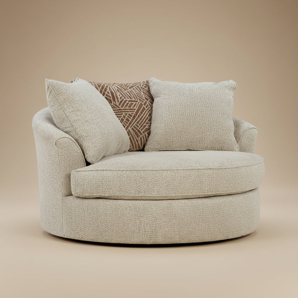 Steelwater Retreat Oversized Swivel Accent Chair