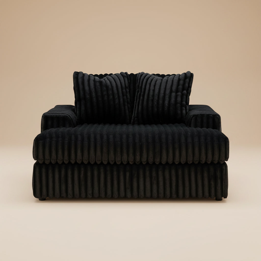 Midnight-Madness Oversized Chaise