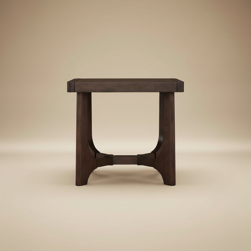 Korestone Rectangular End Table - Brown