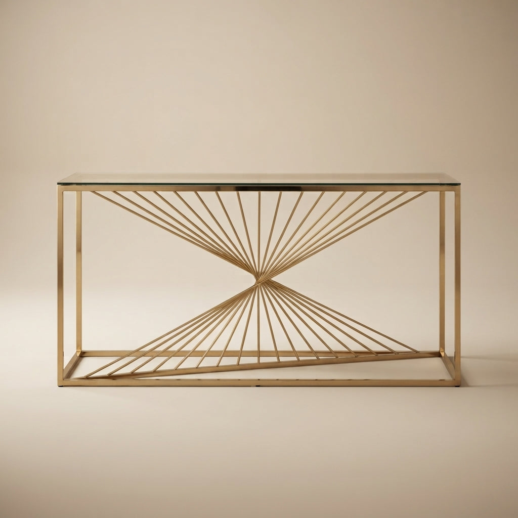 Sherbrooke Gold Sofa Table