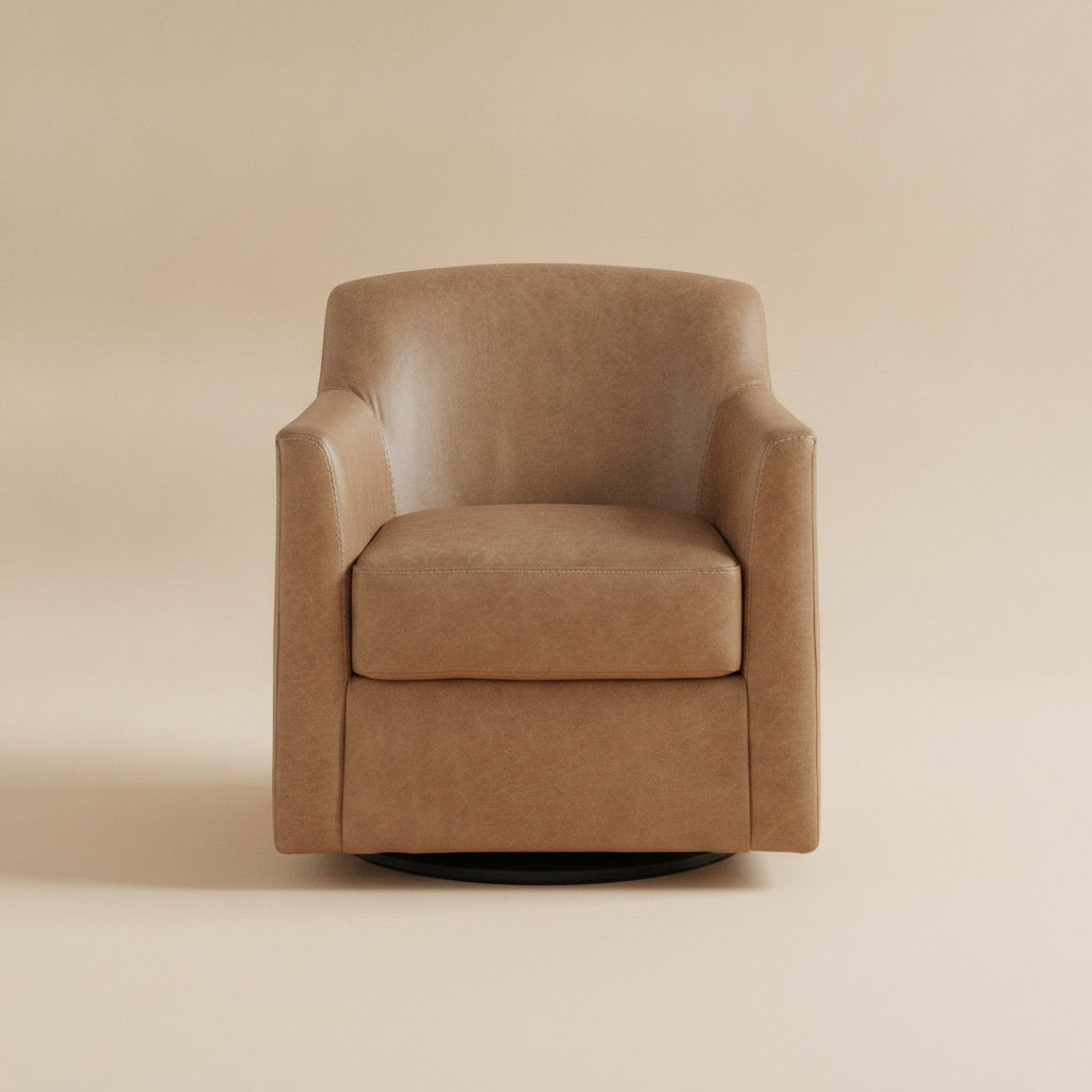 Bradney Swivel Accent Chair - Natural