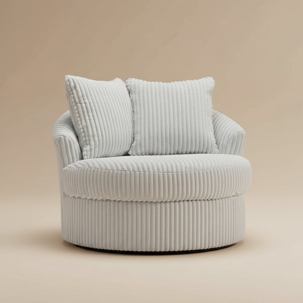 Gramwell Swivel Accent Chair - Onyx