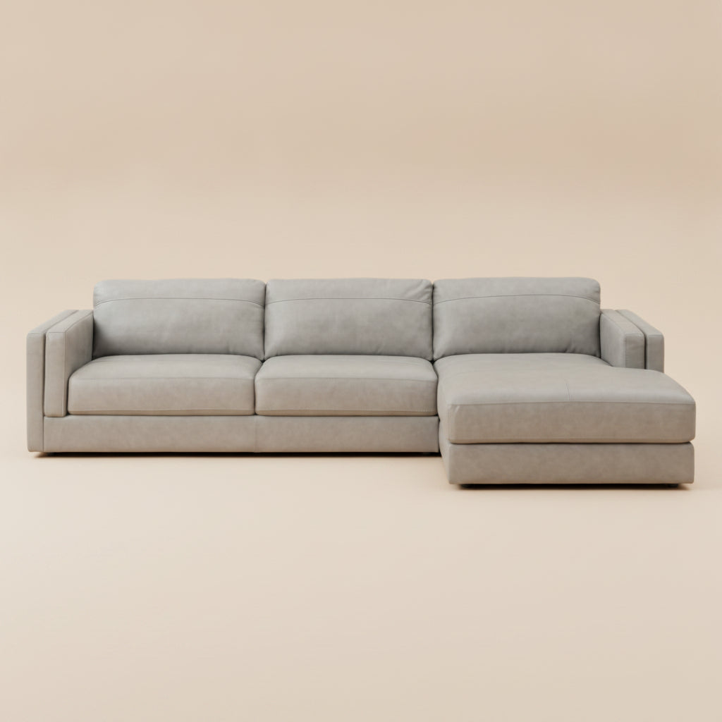 Amiata 2-Piece Sectional with Right Chaise - Grey
