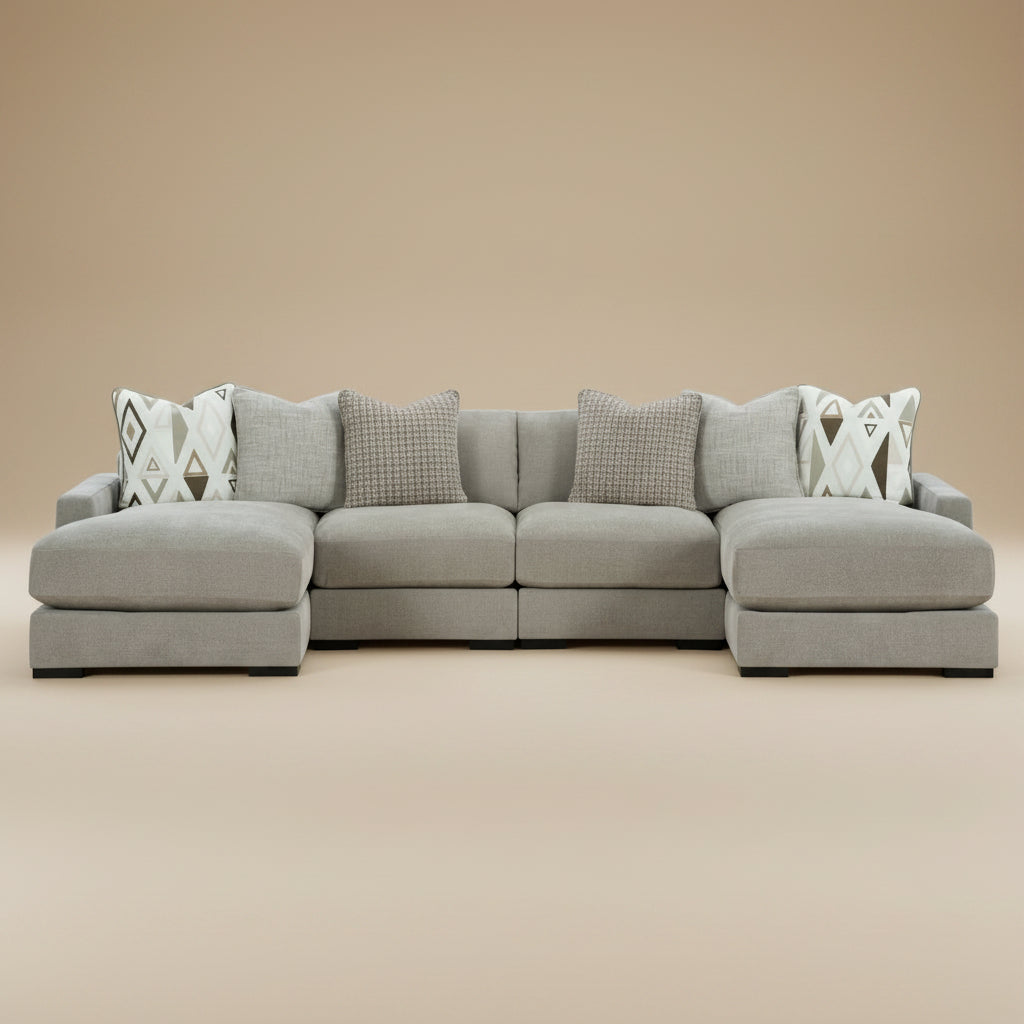 Aslan Court 4-Piece Sofa Pit Sectional