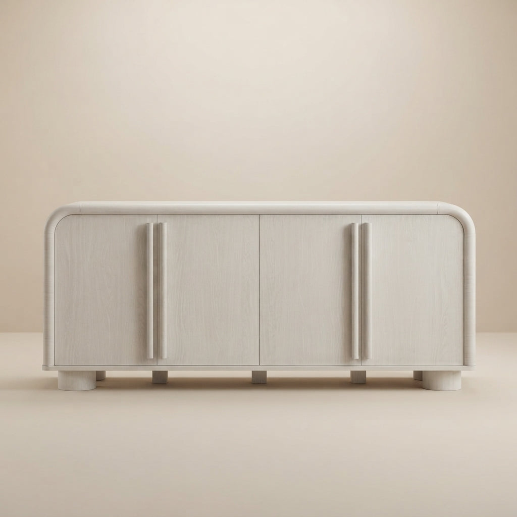 Bellamy Curved 4-Door Sideboard Cabinet by Modway