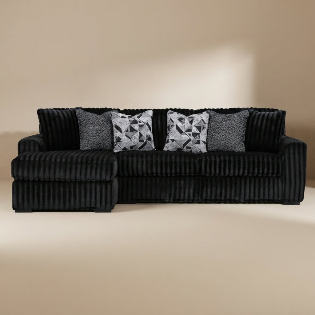 Midnight-Madness 2-Piece Sectional with Left Chaise