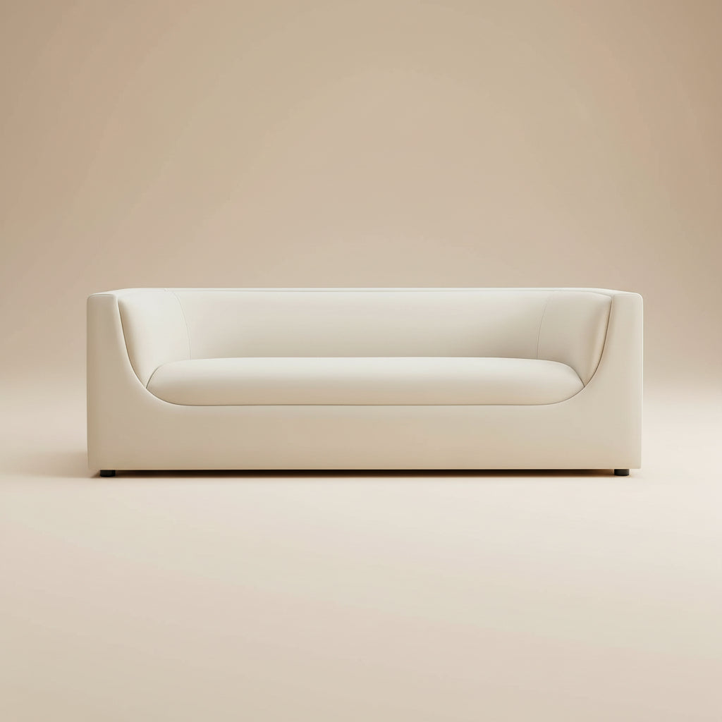 Hilda 86" Curved Back Performance Velvet Sofa by Modway