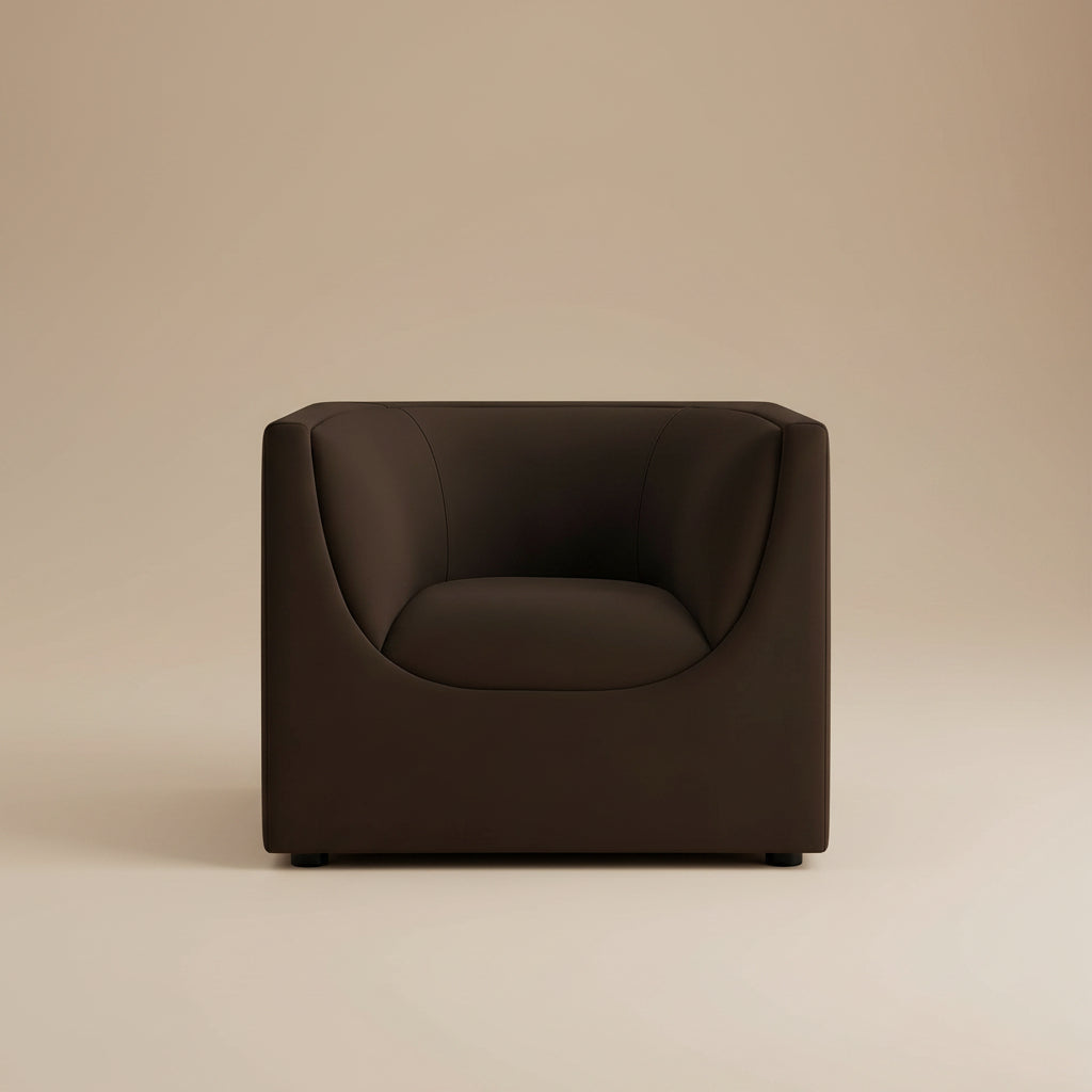 Hilda Curved Back Performance Velvet Armchair by Modway