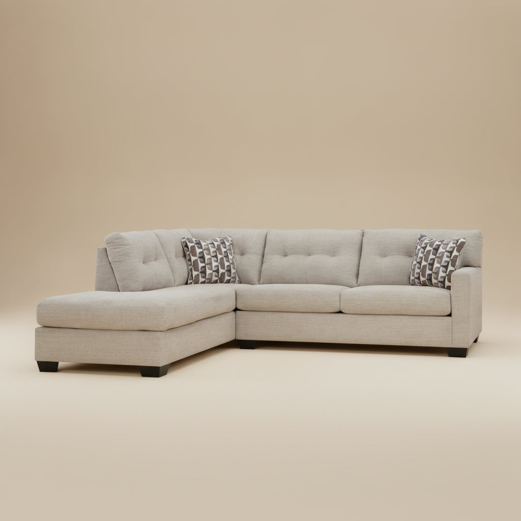 Mahoney 2-Piece Sleeper Sectional with Chaise - Left-Arm Chaise