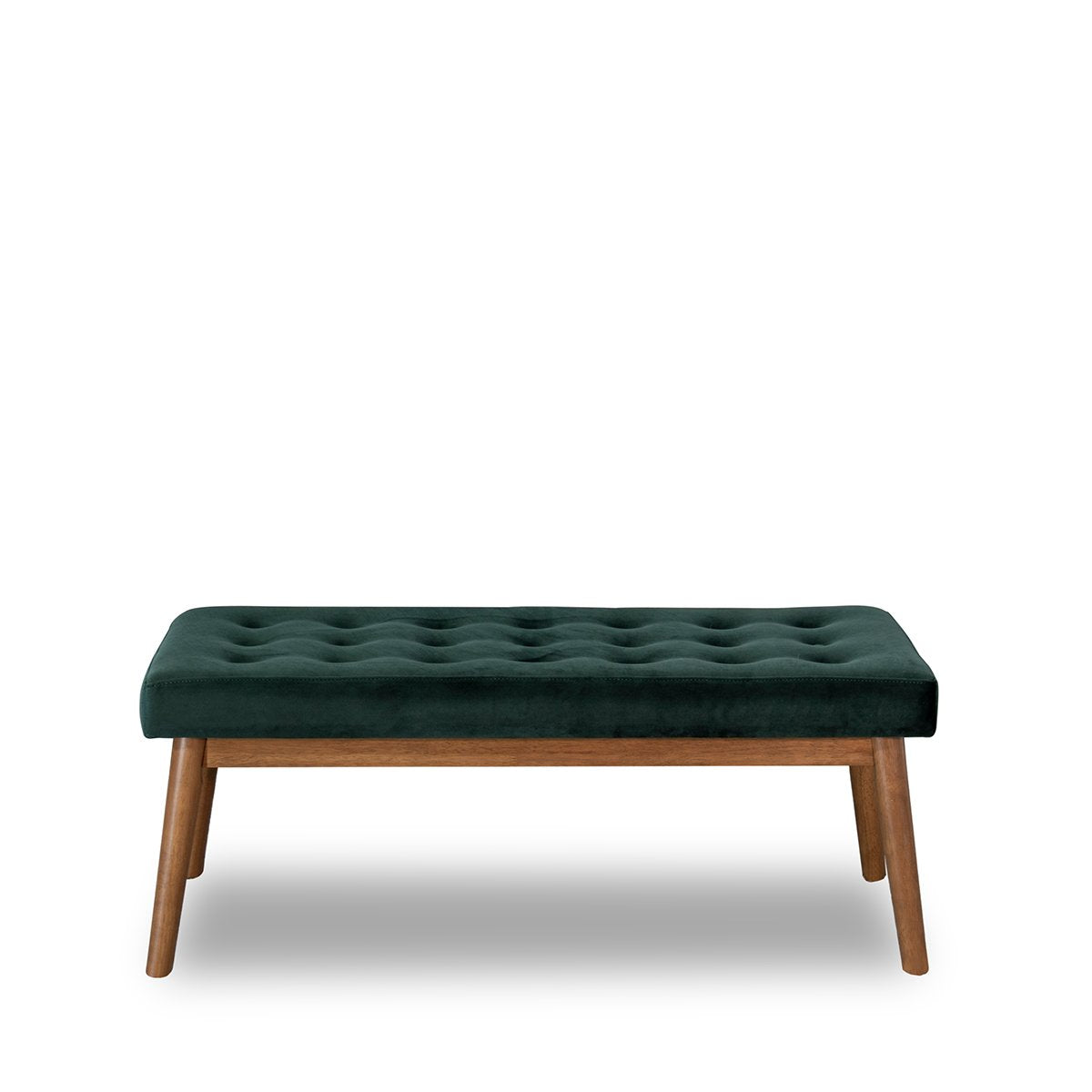 Julie Green Velvet Modern Bench