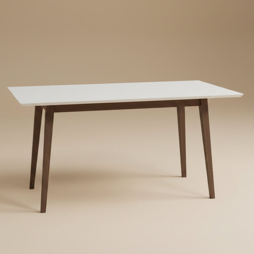 Adira White Top Small Dining Table 47" - MidinMod Houston Tx Mid Century Furniture Store - Dining Table