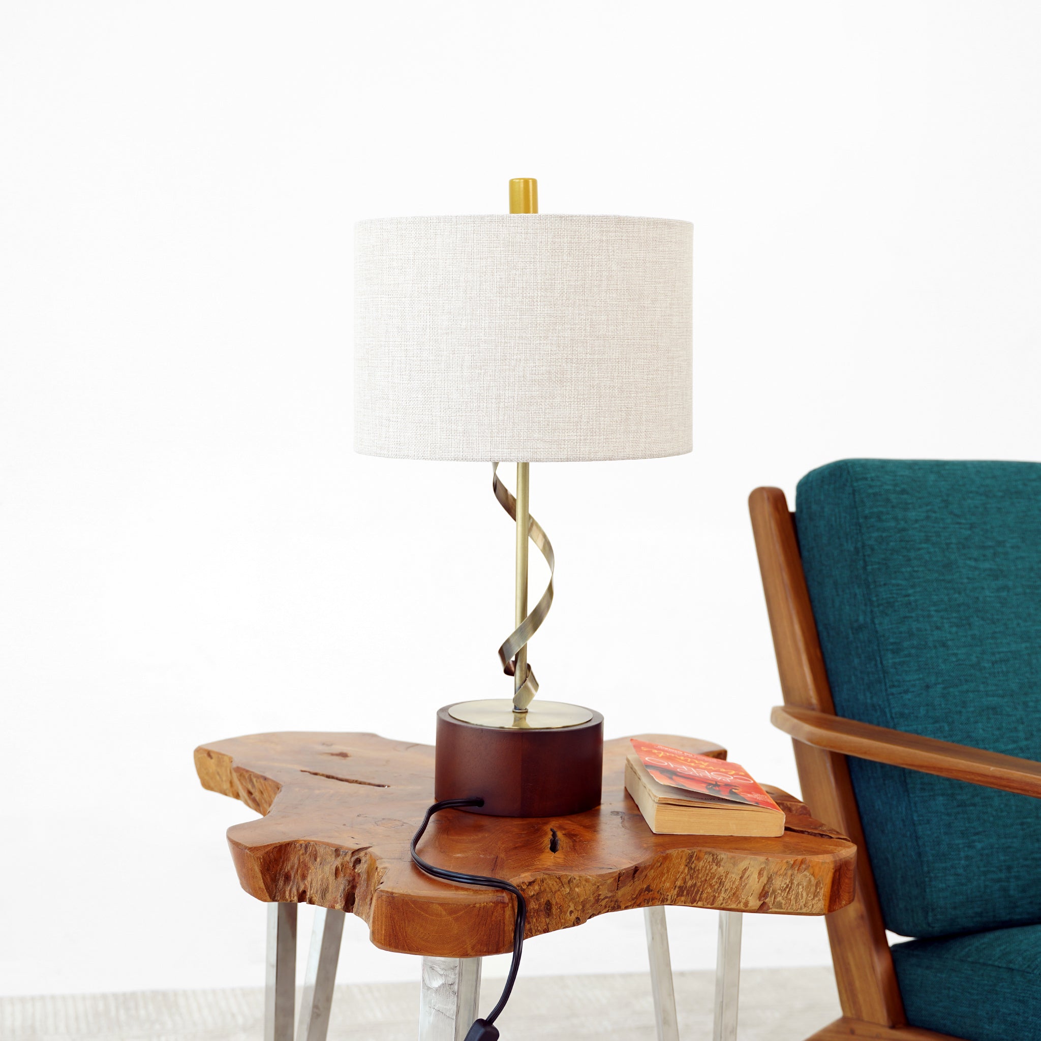 Apollo Twisted Metal Table Lamp