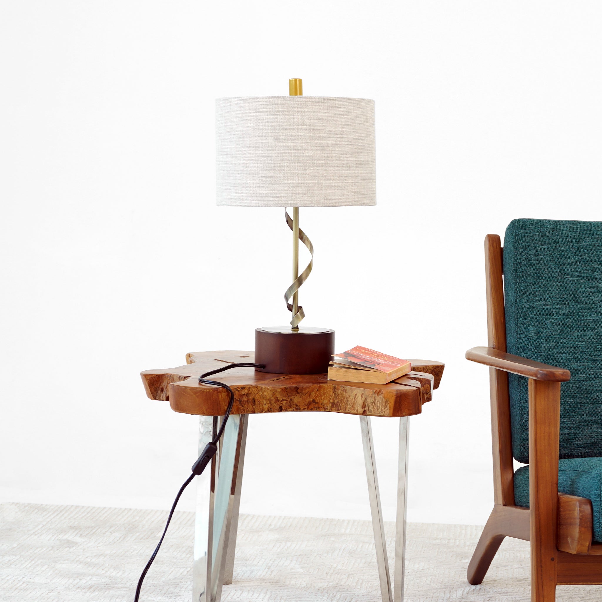 Apollo Twisted Metal Table Lamp