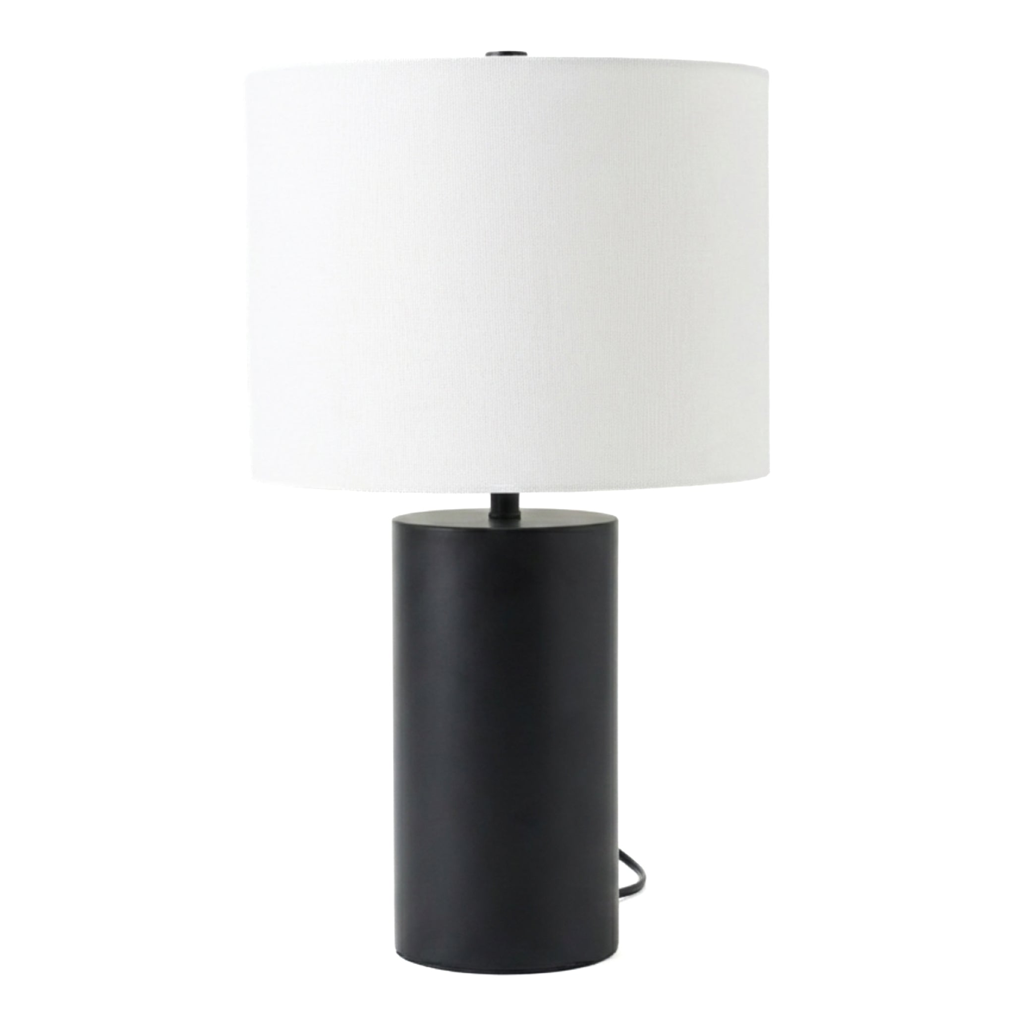 Aura Black Table Lamp | Modern Block Base Minimalist Design | MidinMod
