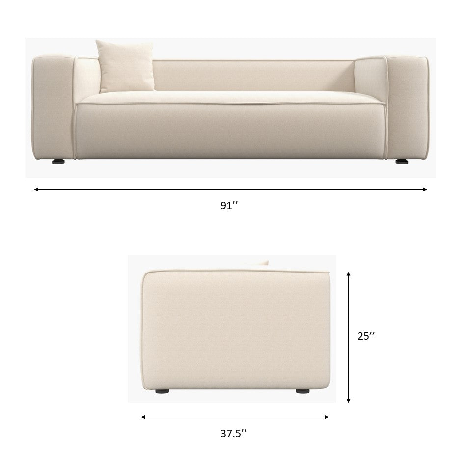 barcelona sofa - dimension - midinmod