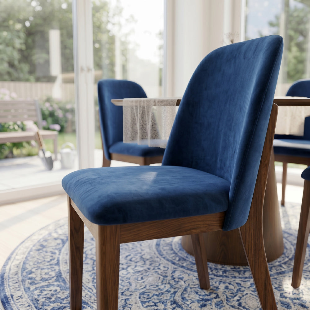 Belfast Velvet Upholstered Dining Chair | MidinMod