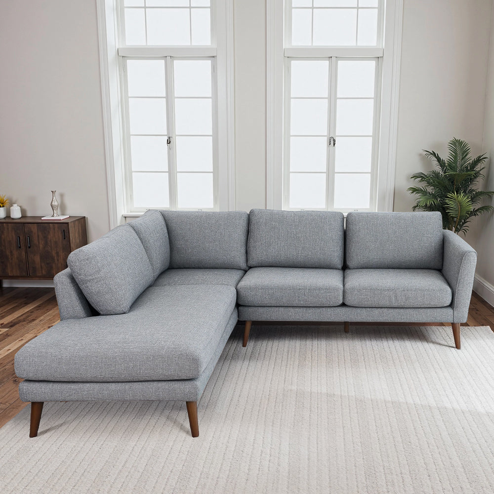 Bexley Mid-Century Modern Left Facing Sectional Sofa - MidinMod