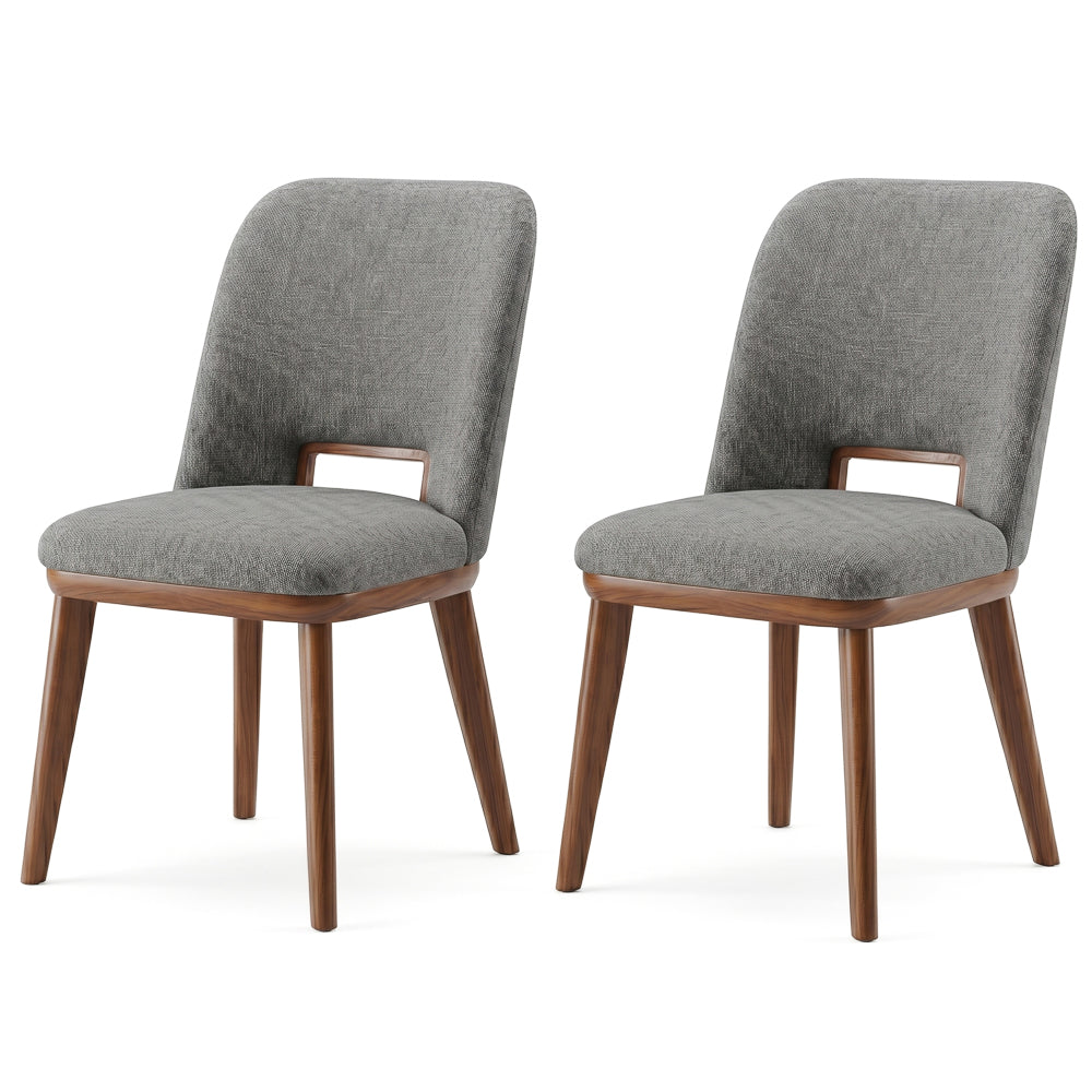 Bonney Light Grey Fabric Dining Chair