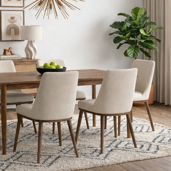 Bringhton Fabric Upholstered Modern Dining Chair | MidinMod