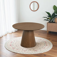 Camden Walnut Round Dining Table - Small