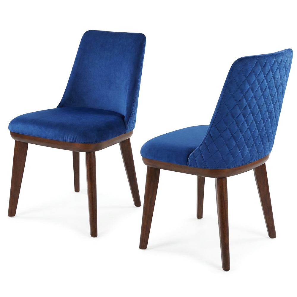 Cloud Modern Velvet Dining Chair | Solid Wood Frame & Tapered Legs | MidinMod