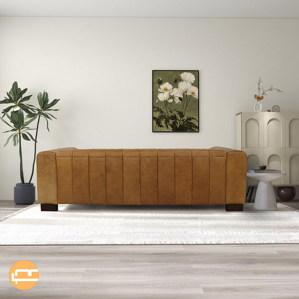 Colton Leather Sofa - Waxy Tan