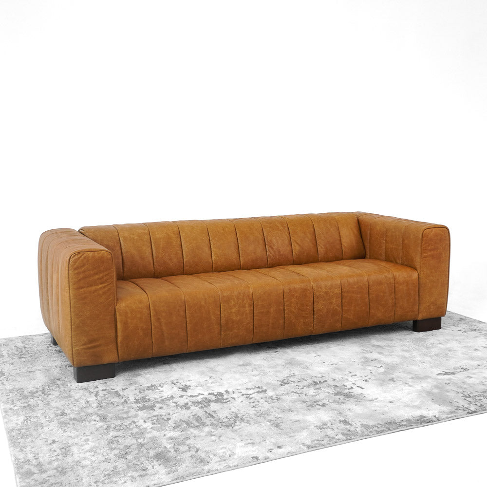 Colton Leather Sofa - Waxy Tan