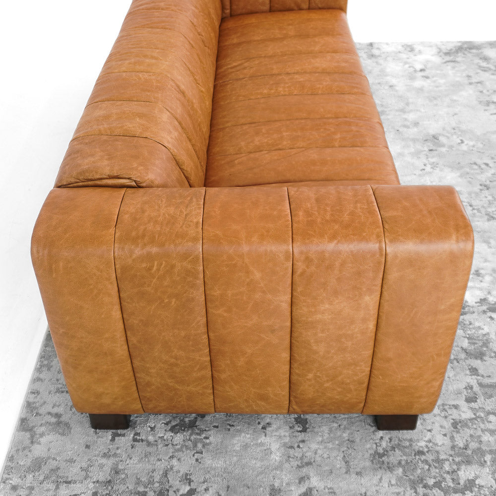 Colton Leather Sofa - Waxy Tan