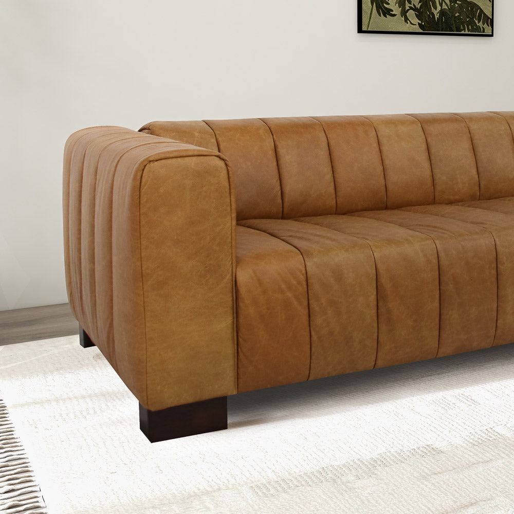 Colton Leather Sofa - Waxy Tan