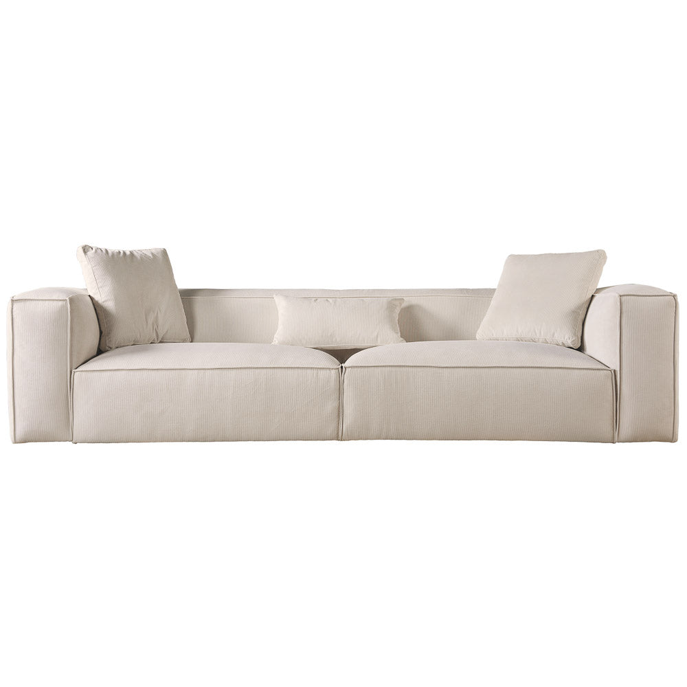 Conrad Cream Corduroy Large Sofa