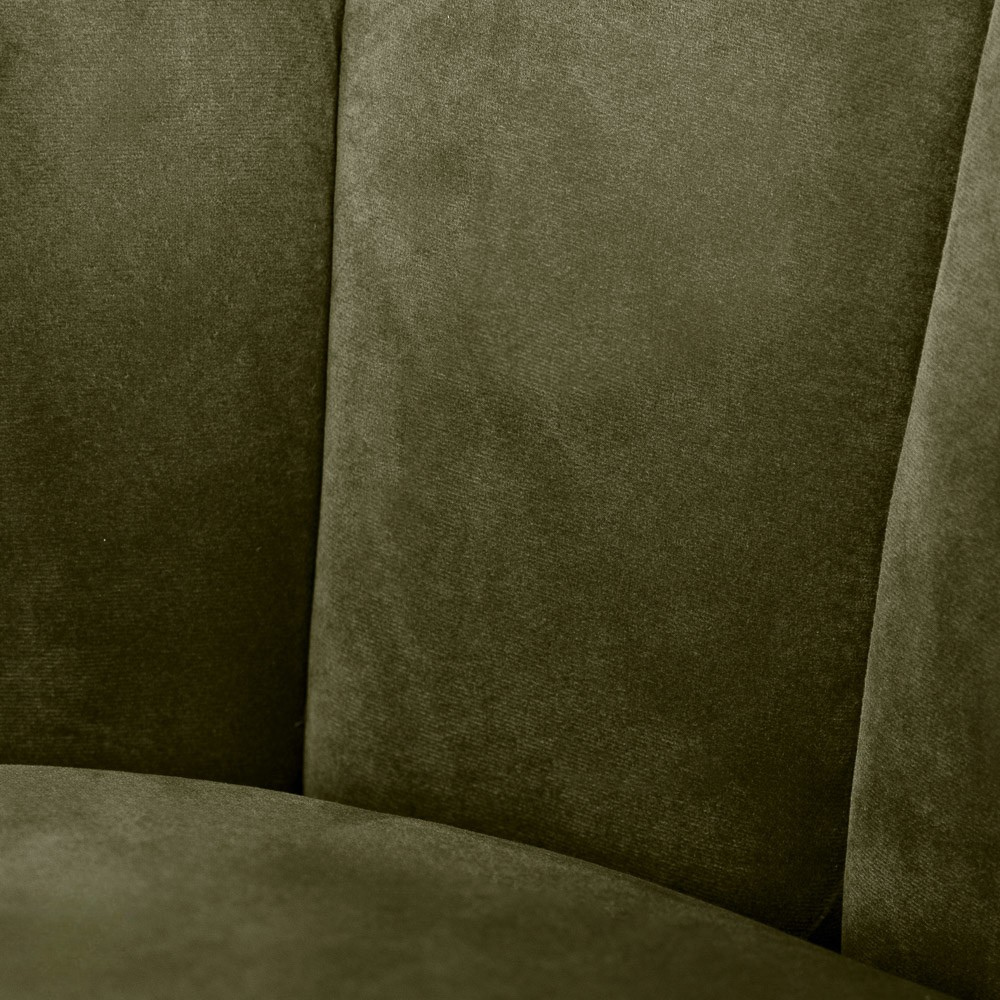 Covington Stylish Mid-Century Swivel Chair in Rich Velvet Upholstery| MidinMod